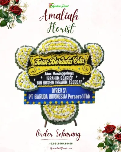 Papan Bunga Duka di Sambirejo