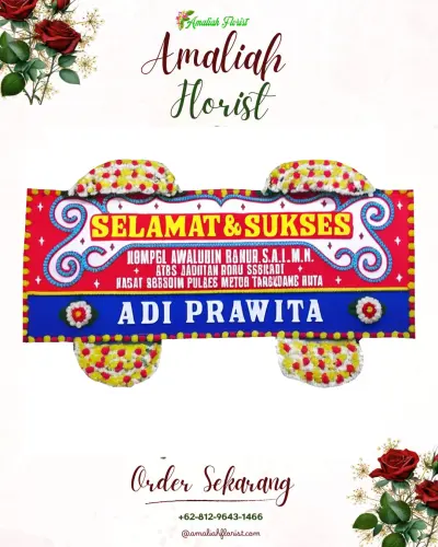 Karangan Bunga Ucapan Selamat di Sambirejo