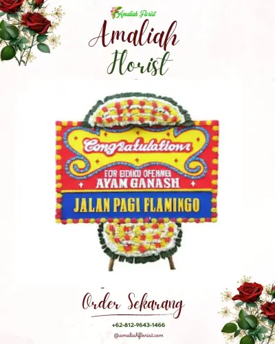 Bunga Papan Congratulation di Sambirejo